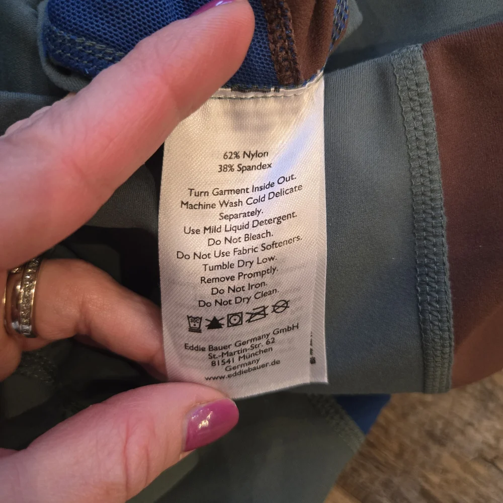 Eddie Bauer WomenGuide Trex 7/8-Length ColorBlock Leggings Small Dragonfly. - Picture 6 of 9